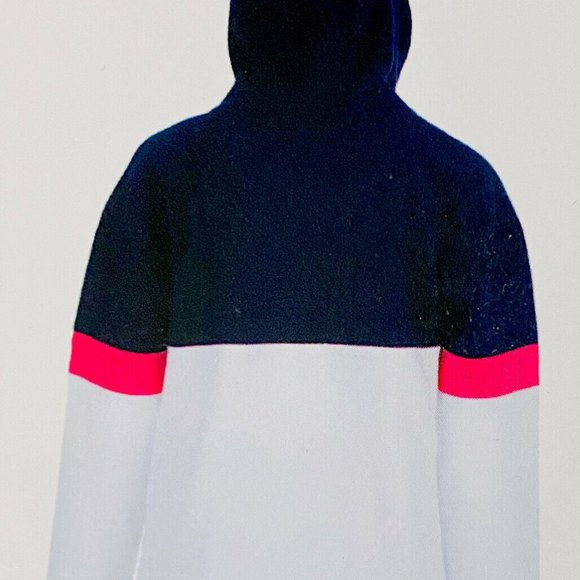 Fila Youth Pullover Hoodie Blue & White - Picture 2 of 6